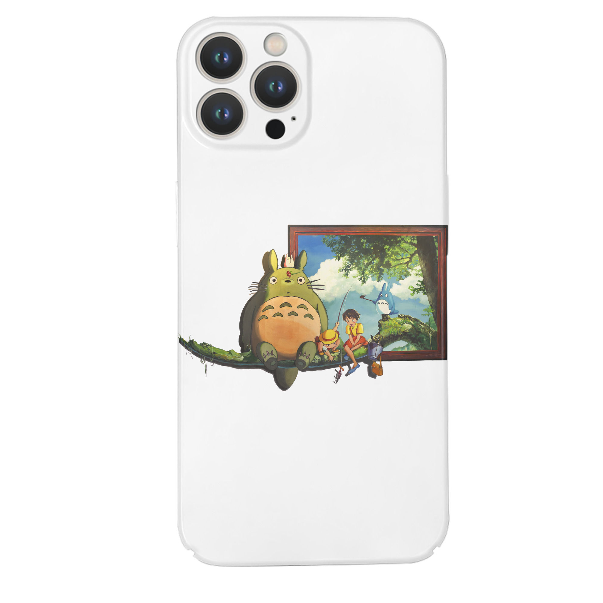 （画像用） となりのトトロ 草壁メイ 草壁サツキ My Neighbor Totoro Satsuki Kusakabe Mei Kusakabe 【iPhone 14シリーズ対応】ハードケース